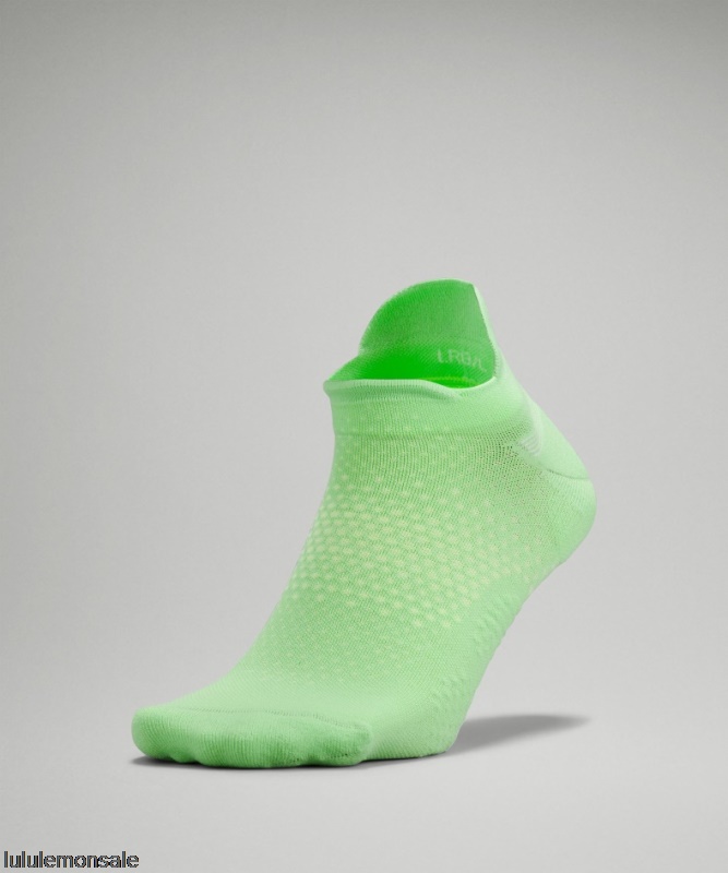 Lululemon Deutschland DELULU921 | Macropillow Tab Laufsocke Medium Dämpfend Schrei Grün Hell
